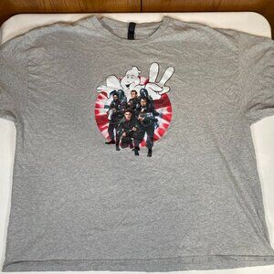 Gildan Ghostbusters 2 Movie Logo T-Shirt Men's 3XL Gray Cotton Blend